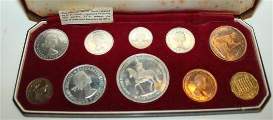 1952 10 coin coronation collection